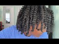 Fluffy &amp; Soft Twistout With Curls Frizz Free Gel | Natural Hair