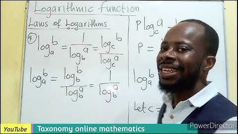How to Prove the Fourth Law (Change of Base) of a Logarithmic Functions