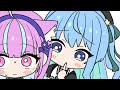 Aqua can no longer say anything but "yes" to Suisei's unstoppable advances【Hololive AnimatedClip】