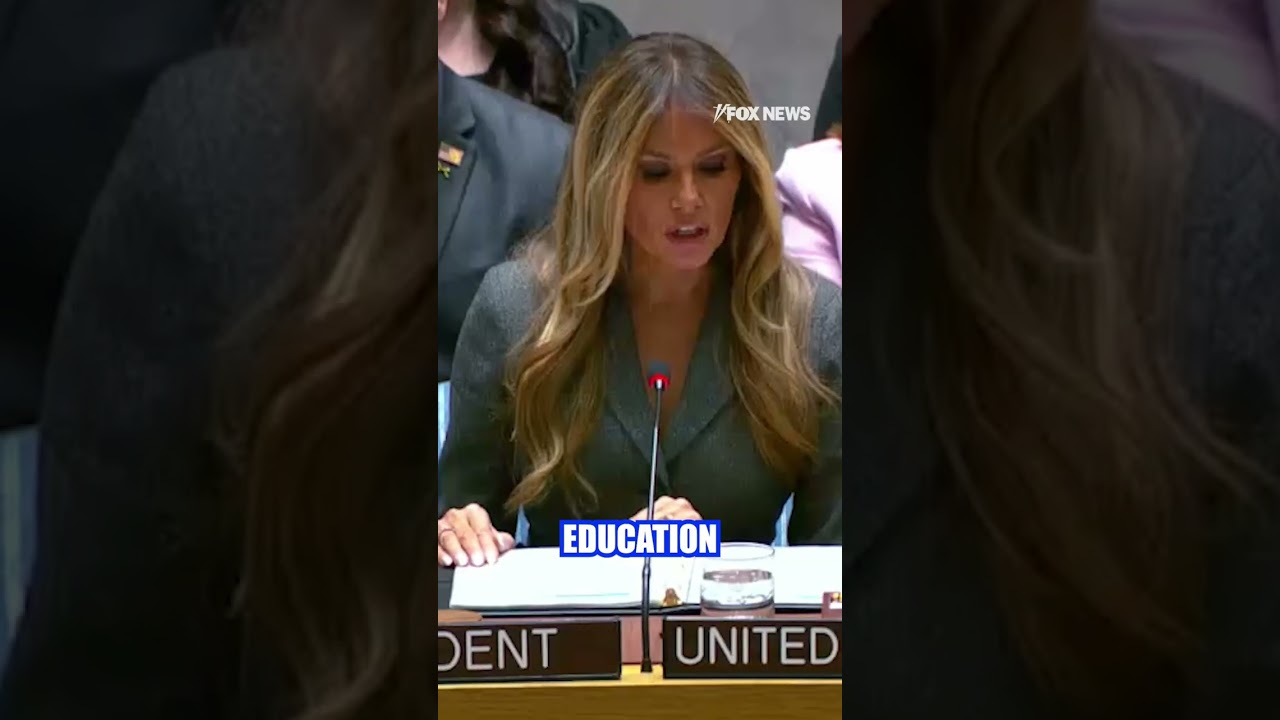 Melania Trump makes HISTORY at United Nations with push for peace #foxnews #news #shorts #world