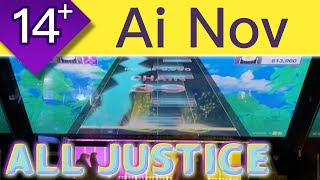 【CHUNITHM】Ai Nov (MASTER 14+) ALL JUSTICE【チュウニズム】