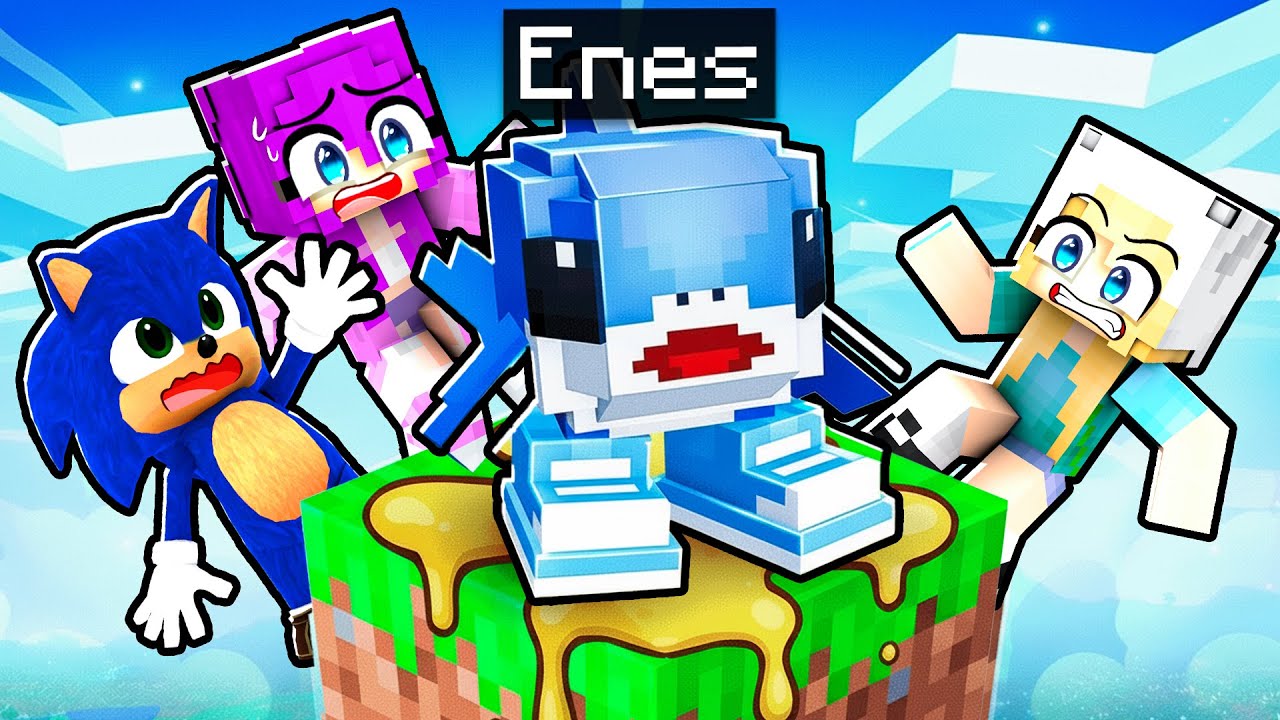 TEK BLOKTA BEBEK BRAINROT GİBİ DAVRANDIM... 😨 Minecraft