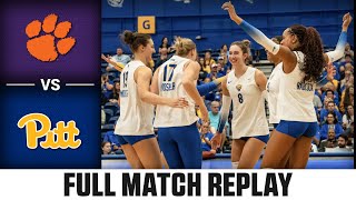 Clemson vs. Pitt Full Match Replay | 2025 ACC Volleyball