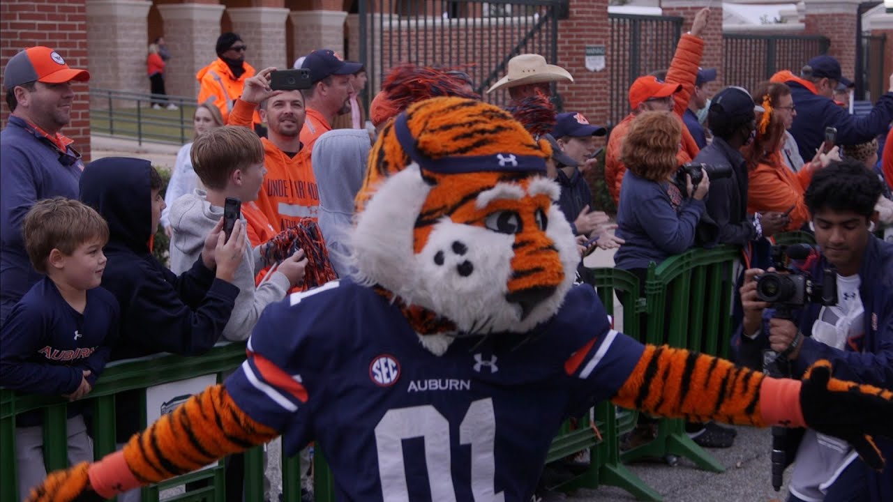 Auburn's Tiger Walk before facing Ole Miss