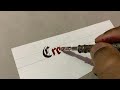 How to write with Calligraphy Pen | Tutorial | Feather Pen