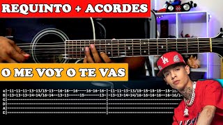 Tutorial | O me voy o te vas | Natanael Cano | Requinto | Acordes | TABS