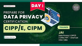 Day 1 - Prepare for Data Privacy  | Introduction of IAPP CIPP/e and CIPM | European Privacy screenshot 2