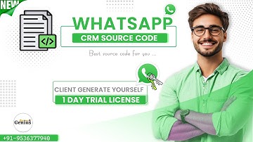 Latest whatsapp crm extension source code | whatsapp crm source code download