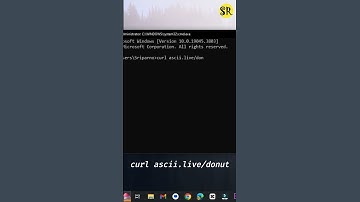 CMD HACK | Donut Animation Easter Egg #cmdhack #cmd #shortsvideo #techshorts #cmd #techtricks