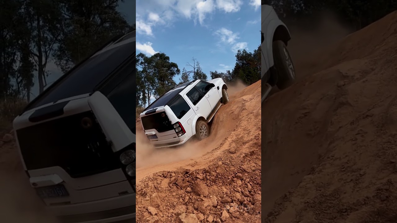 Off-road king of Land Rover offroad mountain roads