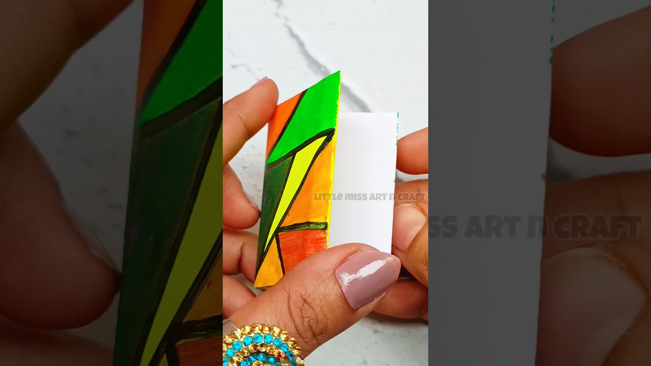 Mini notebook with one sheet of paper | Diy mini book | Paper craft idea 