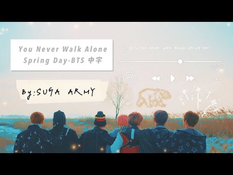 【韓繁中字 BTS】You Never Walk Alone:Spring Day 韓中字  |||SUGA ARMY|||