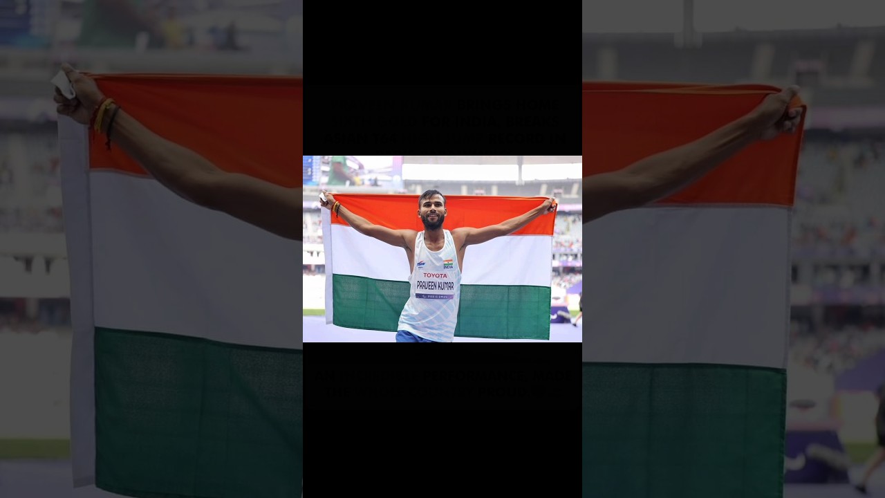 Praveen Kumar wins Gold Medal 🥇| Men's high jump T64 | 26th Medal for India 