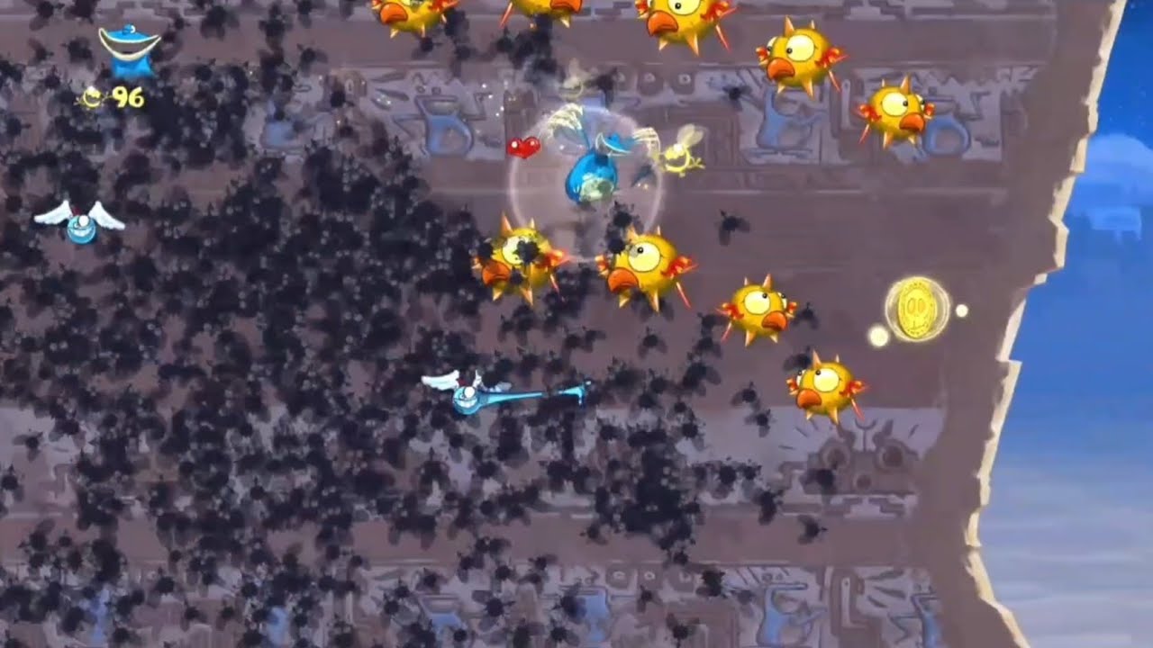 Rayman Origins scrapped swarm level restored