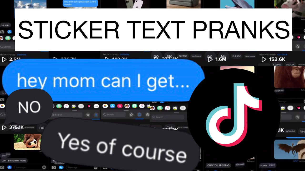 Ultimate Sticker Text Prank Compilation Tiktok Zar R Youtube Ultimate Sticker Text Prank Compilation Tiktok Zar R Youtube