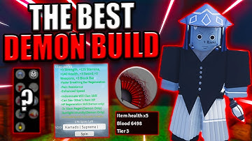 THE BEST DEMON BUILD IN PROJECT SLAYERS UPDATE 1.5