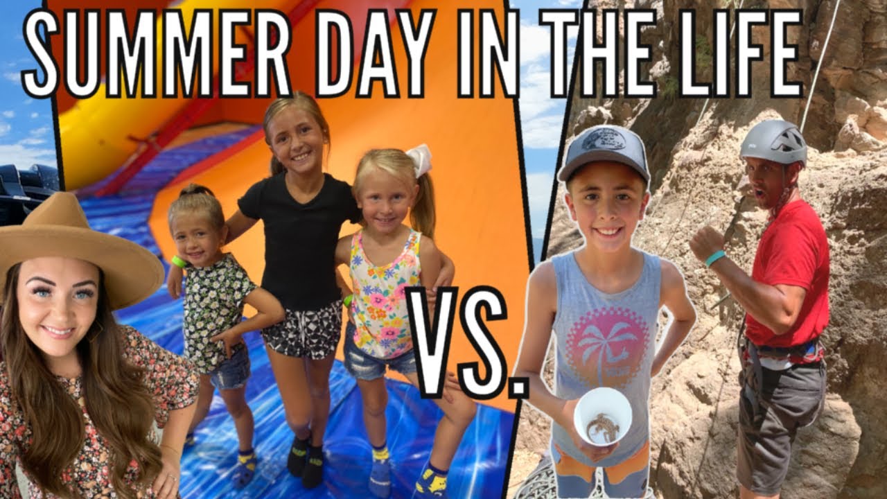 SUMMER DAY IN THE LIFE - GIRLS VS BOYS | WHAT ARE WE ALL UP TO?