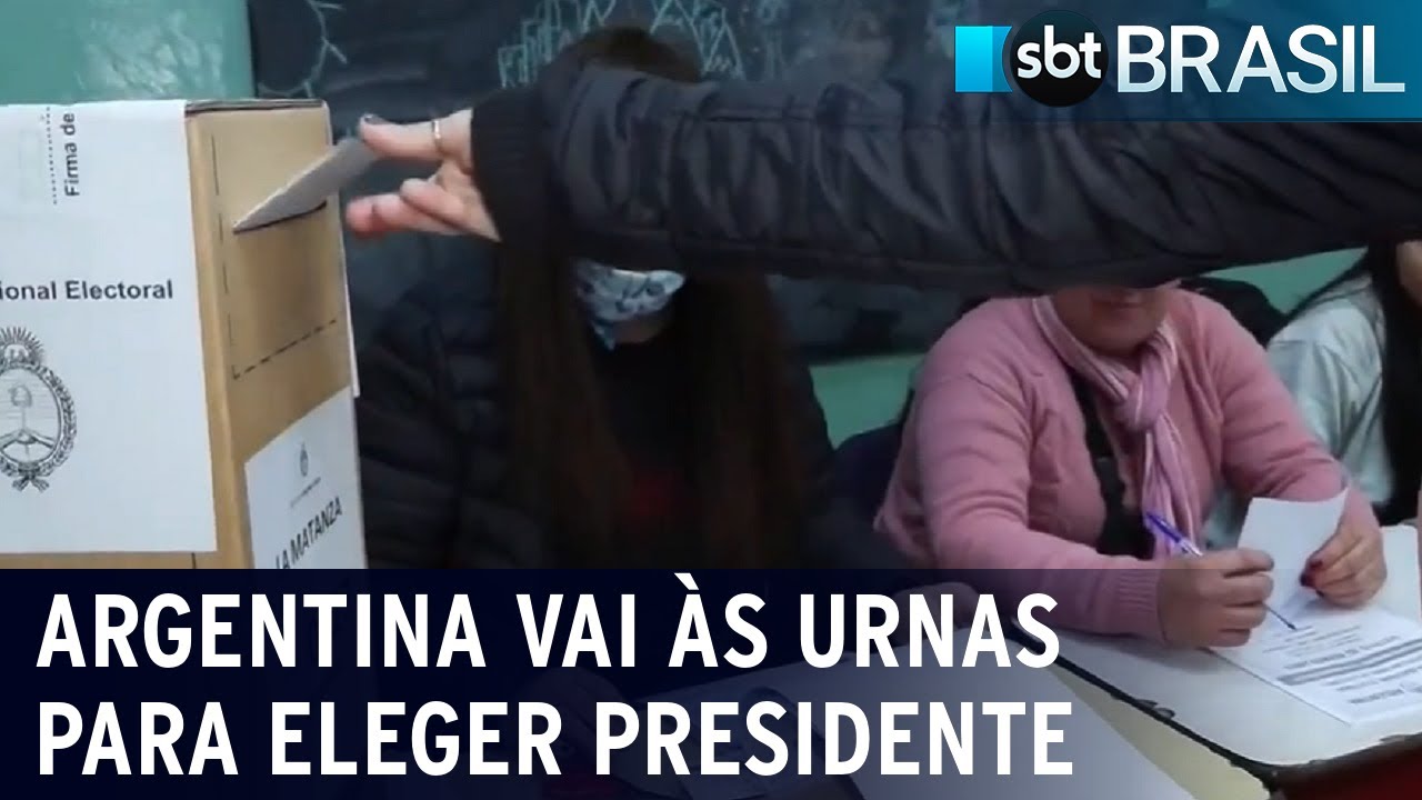 Argentina vai às urnas no primeiro turno das eleições para presidente | SBT Brasil (21/10/23)