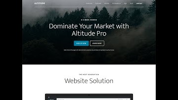 Full Width Image After Header With Overlaying Title In Altitude Pro