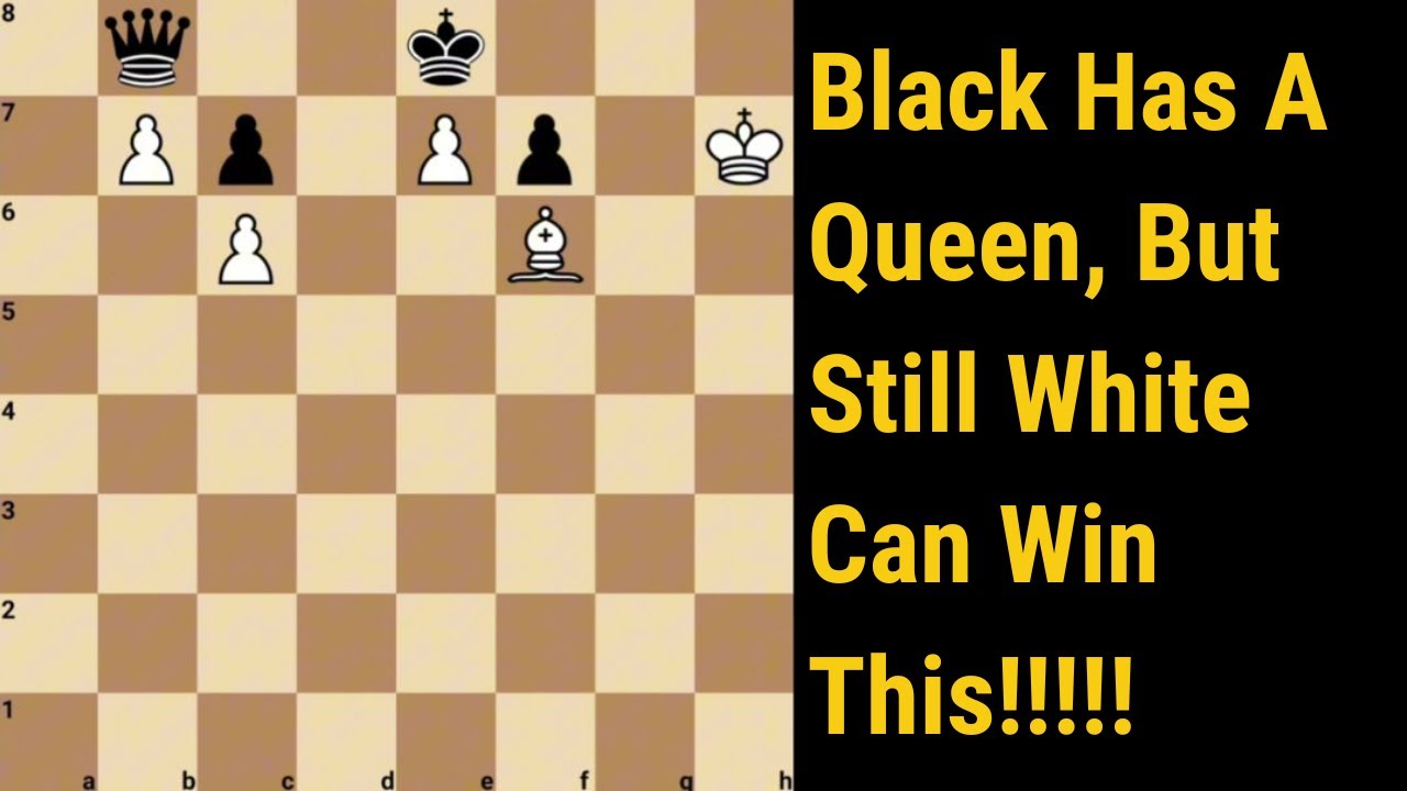 У белых есть только один способ выиграть!