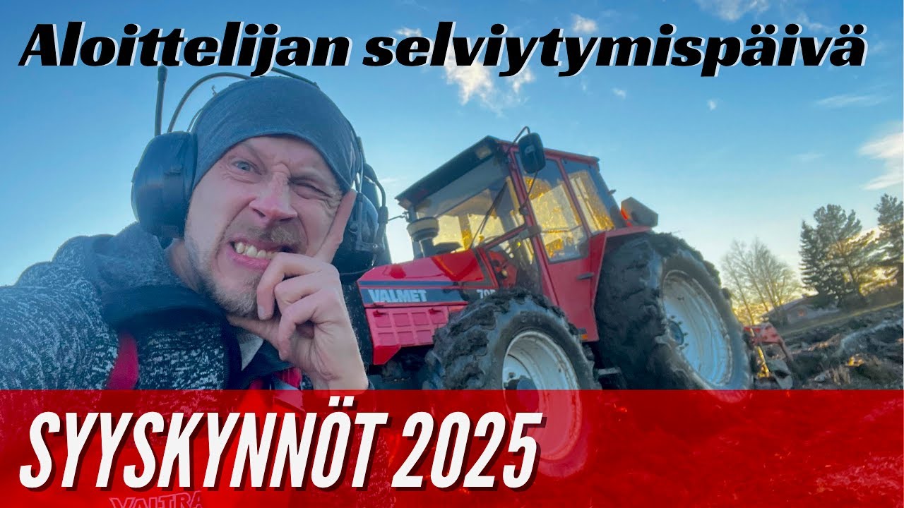 Syyskynnöt 2025 😅 | Aloittelijan selviytymispäivä!