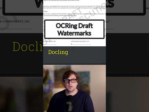 OCR Can Miss Draft Watermarks in Legal Documents