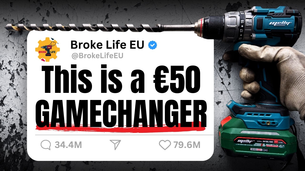 Ударные дрели Mellif в испытании! 💪 DeWalt против Makita 18 В 110 Нм – саморезы, корончатые сверл...