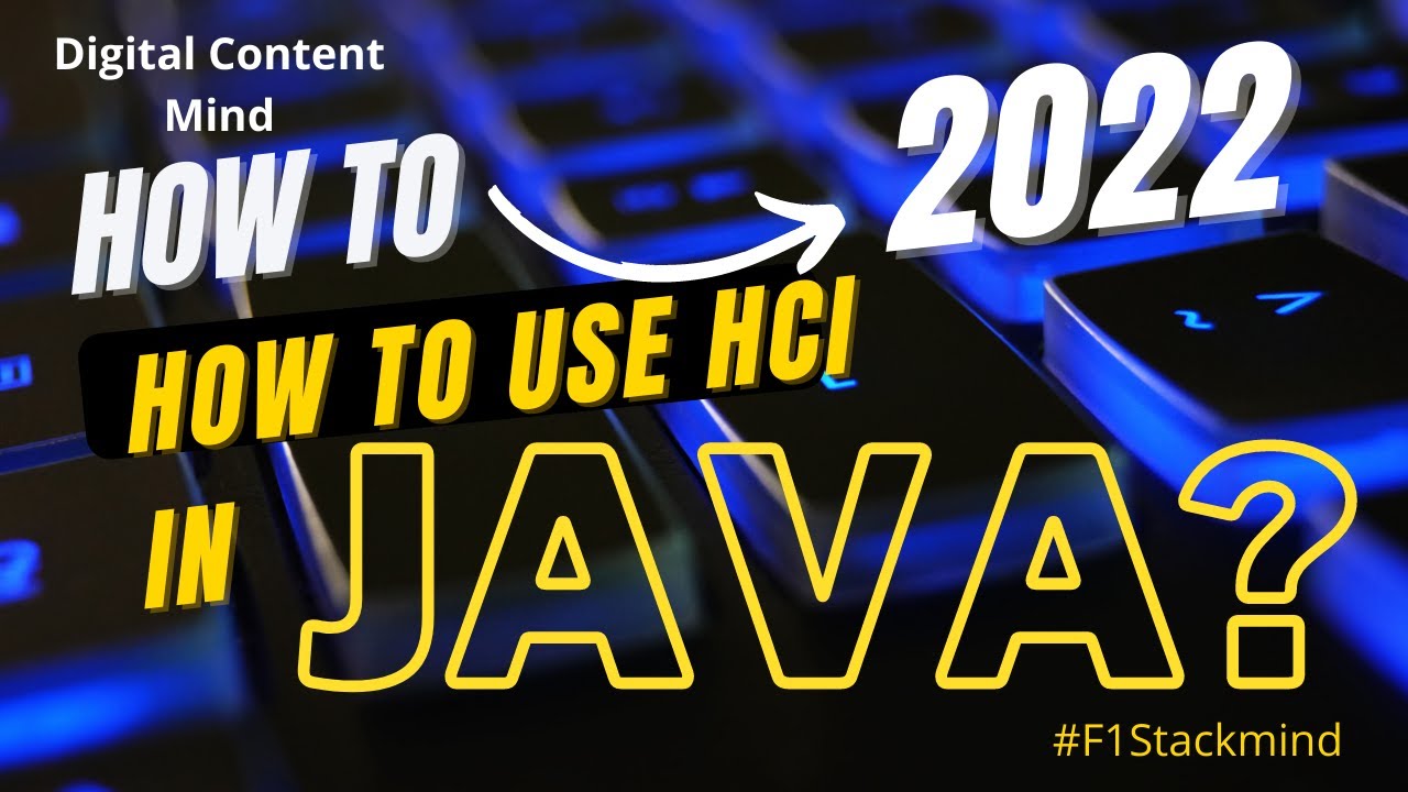 Hci For Java Examples HCI(Human Computer Interaction) to Java in 2022 part 1 - YouTube