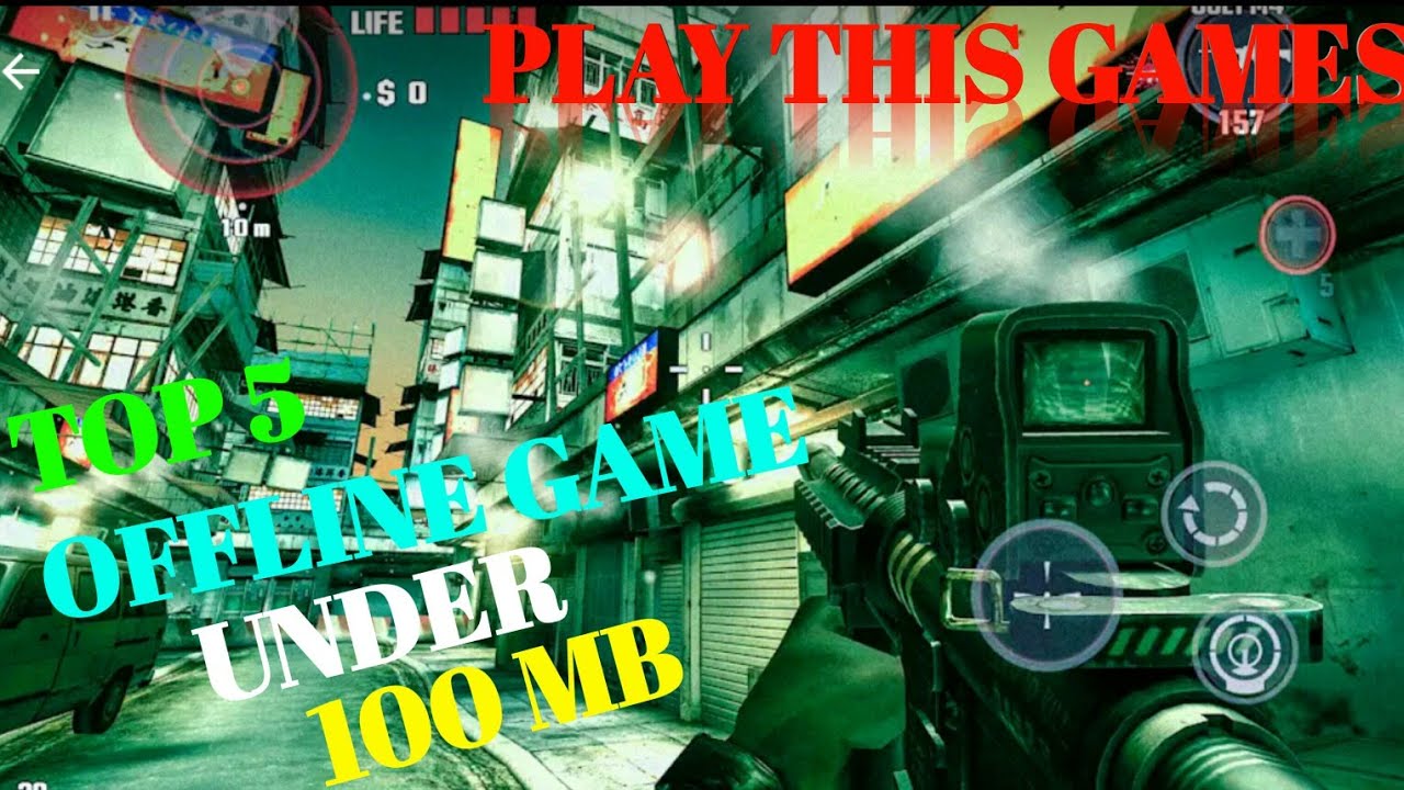 Top 5 offline games under 100 MB The best games which is treading on
