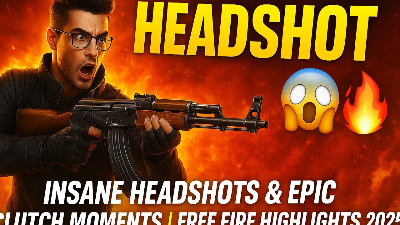 🔥 Insane Headshots & Epic Clutch Moments 😱 | Free Fire Highlights 2025 ...
