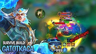 Sustain! Gatotkaca Build That's Hard to Kill! - Mobile Legends:Bang Bang