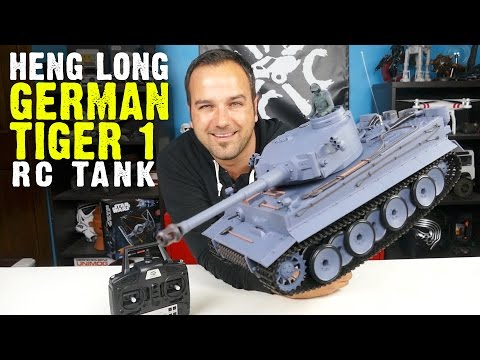 CCxRC 302 Heng Long German Tiger 1 Tank Unboxing
