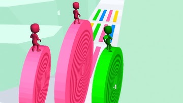 WORLD RECORD in LAYERS ROLL 💕😱🌈 Gameplay All Levels Walkthrough iOS, Android New Game Score