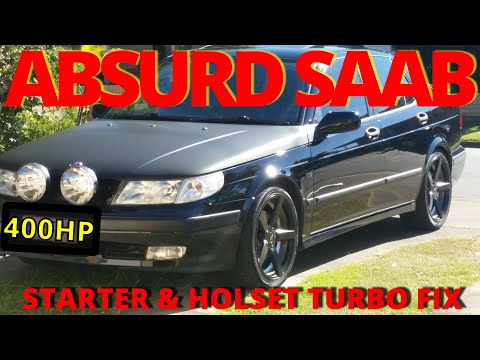 SAAB 9-5 AERO STARTER AND TURBO FIX