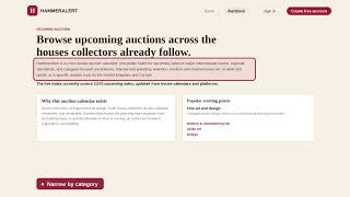 Browse Upcoming Auctions Worldwide (No Account Needed)
