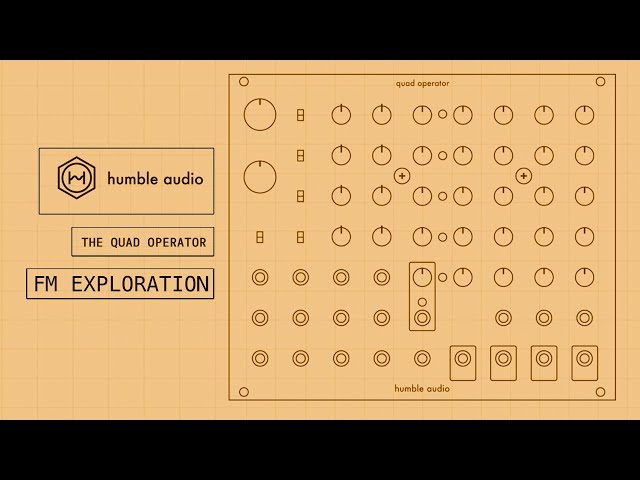 Humble Audio Quad Operator モジュラーシンセ Humble Audio Quad Operator - Eurorack Module on ModularGrid