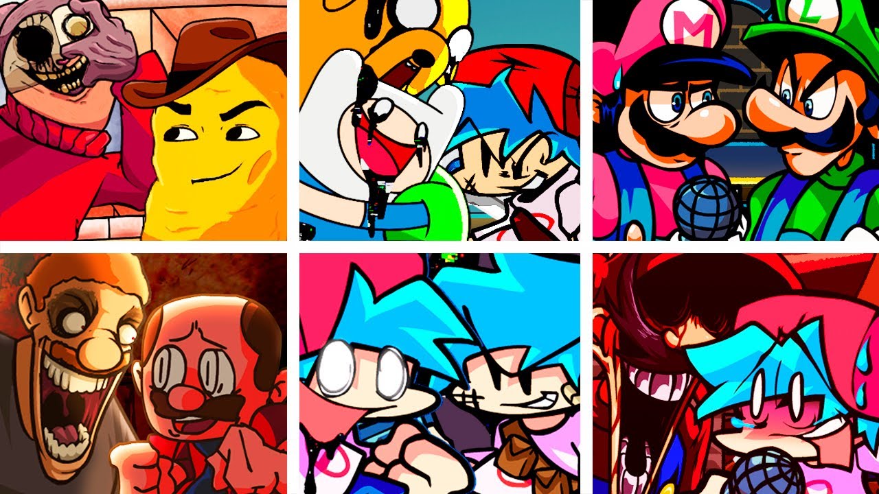 The Best FNF Covers by Zynux 2024 (Everyone Sings It)