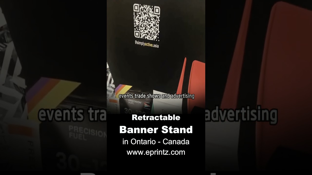 Retractable Roll Up Banner Stands in Guelph, ON | Call +1 (519) 501-0088 | Trade Show Display