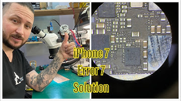 BASIC REPAIRS - iPHONE 7 ERROR 7 - THE BIG SOLUTION - ERROR 7 REPAIR - TUTORIAL