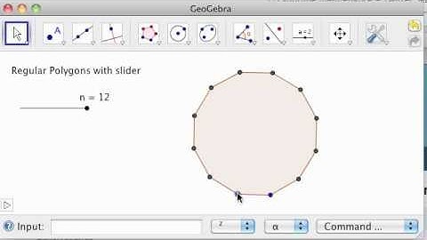 Simple Polygons in GeoGebra.