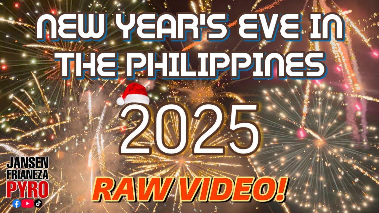 NEW YEAR'S EVE IN THE PHILIPPINES 2025 | SALUBONG 2025 PHILIPPINES | FIREWORKS 2025 PHILIPPINES