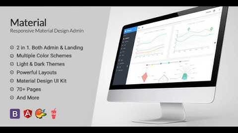 Material Design Angular Admin Web App | Themeforest Website Templates and Themes