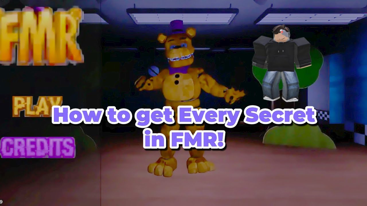Fmr Springtrap How to get every secret Animatronic in Fredbear's Mega Roleplay! (new ...