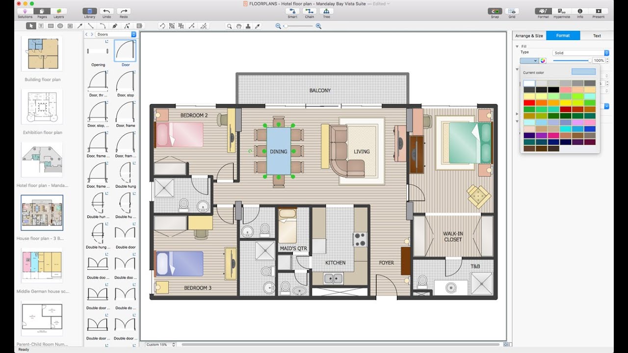 To Draw A Floor Plan For Classroom