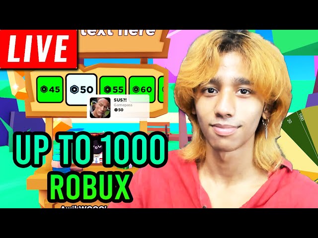 1k ROBUX GIVEAWAY pls donate  !roblox - creamyybunny on Twitch