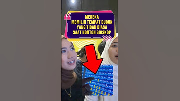 Mereka memilih tempat duduk yang tidak biasa saat nonton bioskop ❗ #videoviral #bioskop