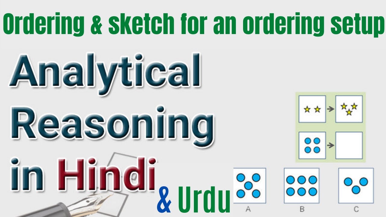 How to solve Analytical Reasoning Questions Easily in URDU & HINDI? Analytical Ability Lecture