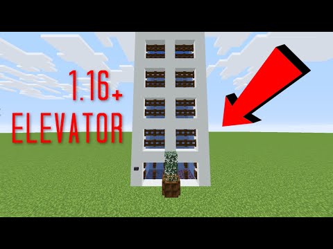 How To Make a Elevator in Minecraft 1.16+