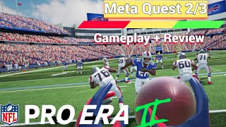 Oculus Meta Quest 2 / 3 NFL Pro Era 2 Gameplay + Review - How Much Better Can It Be In Just A Year?