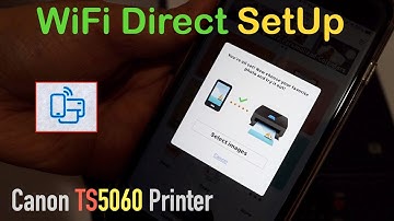 Canon Pixma TS5060 WiFi direct SetUp, Wireless SetUp & Scanning, Review !!